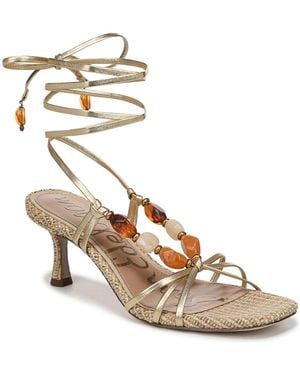 Sam Edelman Paloma Strappy Sandals - Metallic