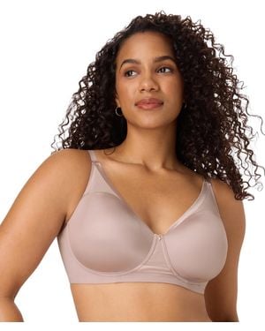 Bali Flawless Fit Wireless Moisture-wicking Foam Cups Convertible T-shirt Bra - Multicolor