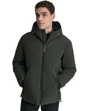 DKNY Hooded Full-zip Jacket - Gray