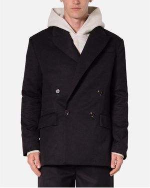 MNML Double Breasted Jacket - Black