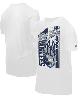 KTZ New York Yankees Big Graphic Domestic T-shirt - Blue
