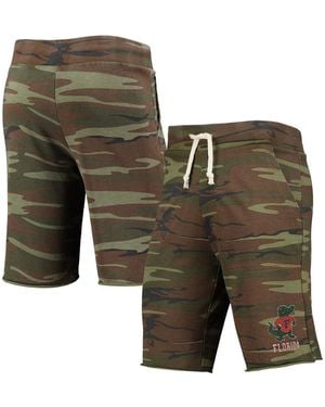 Alternative Apparel Florida Gators Victory Lounge Shorts - Green