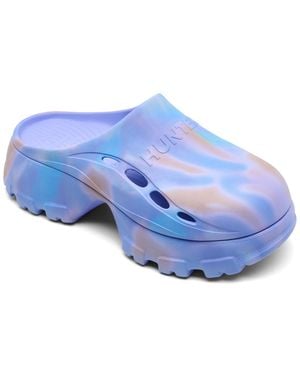 HUNTER Bryce Slip-on Closed Toe Casual Clog Sandals From Finish Line - Blue
