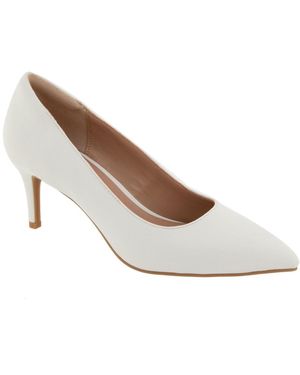 BCBGeneration Bissha Low Pointed Toe Pump - White