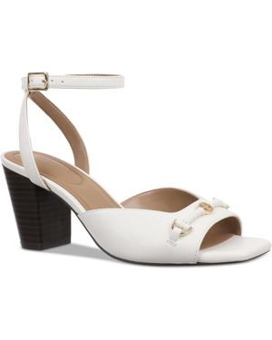 Giani Bernini Giorgianna Block Heel Dress Sandals - Metallic