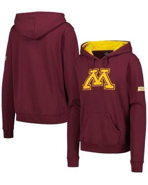 Stadium Athletic Minnesota Golden Gophers Big Logo Pullover Hoodie - Red