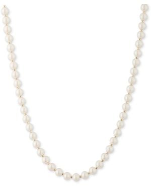 Ralph Lauren Gold-tone Imitation Pearl 16" Collar Necklace - White