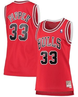 Mitchell & Ness Scottie Pippen Chicago Bulls 1997-98 Hardwood Classics Swingman Jersey - Red