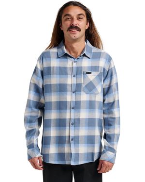Quiksilver Penmar Check Flannel Shirt - Blue
