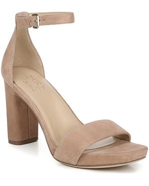 Naturalizer Joy Square Toe Ankle Strap Dress Sandals - Multicolor