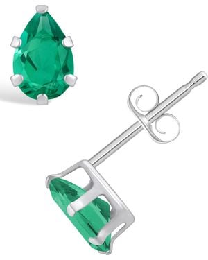 Macy's Gemstone Stud Earrings - Green