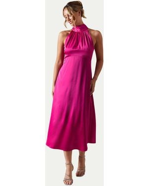 Oasis Midi Bridesmaid Dress - Pink