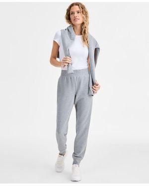 ID Ideology Ottoman-rib jogger Pants - Blue
