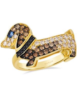 Le Vian Chocolate Diamond Round-cut Ring (7/8 Ct. T.w. - Metallic