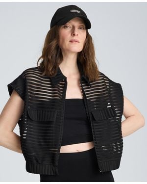 Kenneth Cole Collared Neck Cardigan - Black
