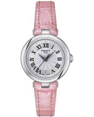 Tissot Swiss Bellissima Small Lady Pink Leather Strap Watch 26mm