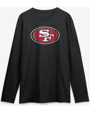 LOGO ATHLETIC San Francisco 49ers Primary Logo Long-sleeve T-shirt - Black