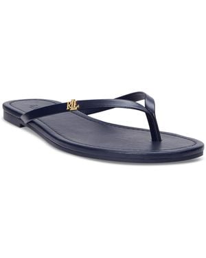 Ralph Lauren Raquel Flip Flop Sandals - Blue