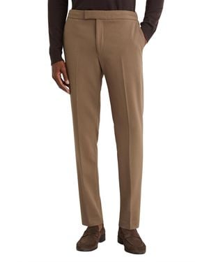 Reiss Found Slim-fit Stretch Drawstring Pants Pants - Natural