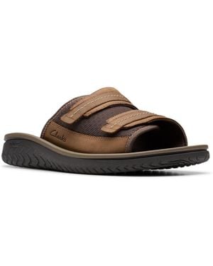 Clarks Collection Wesley Easy Sandals - Brown