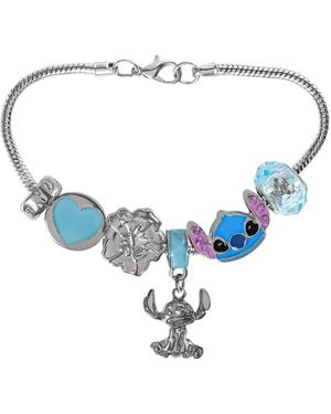 Disney Stitch Fashion 7" Charm Bracelet - Blue