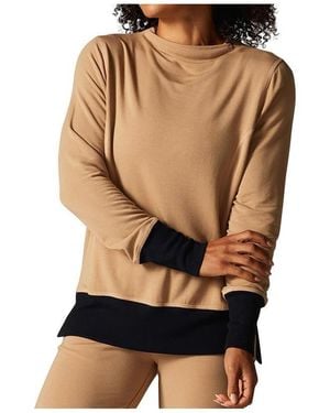 Tavi Cozy Funnel Neck Sweatshirt - Black