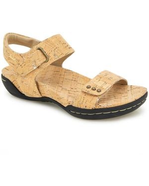 Jambu Morgan Round Toe Sandals - Metallic