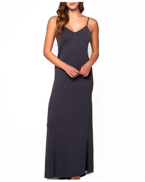 iCollection Lilliana Modal Lounge Dress - Gray