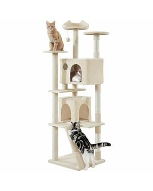 Aronkl Multi-level Cat Tree Tower - White
