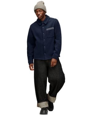 UGG Tasman Relaxed-fit Shirt Jacket - Blue