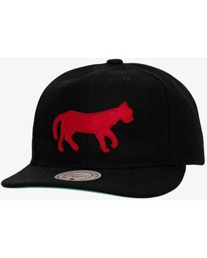Mitchell & Ness And Detroit Tigers Vintage Fit Melton Wool Adjustable Hat - Red