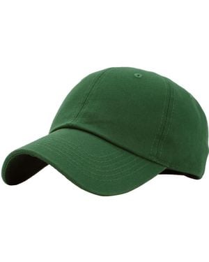 FURLING Classic Cotton Adjustable Low Crown Baseball Cap - Green