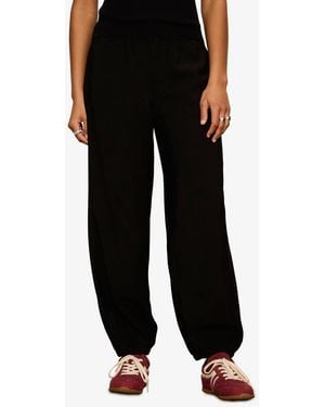 Sanctuary Petite Micro Wide-leg Balloon Pants - Black