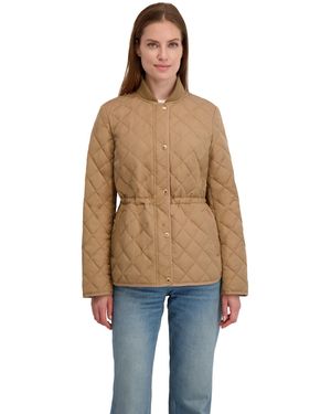 Laundry by Shelli Segal Quilted Coat - Natural