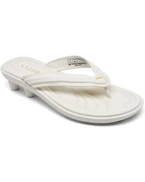 PUMA X Fenty Cat Cleat Flip-flop Sandals From Finish Line - White