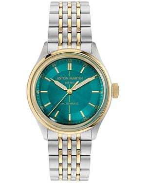 Aston Martin F1 Automatic Two-tone Stainless Steel Bracelet Watch 39mm - Metallic