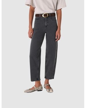 Whistles Stretch Barrel Leg Jeans - Blue