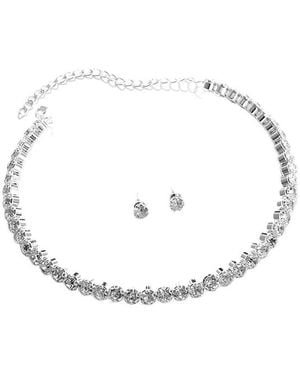 SOH Bling Jewelry Set - White