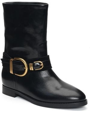 Kenneth Cole Nico Buckle Strap Boots - Black