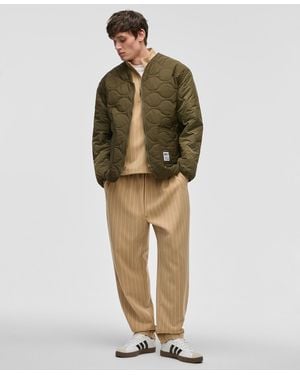 Mode Of One Reversible Shell Quilted Jacket - Yellow
