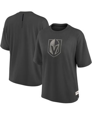 Fanatics Vegas Golden Knights Oversized Elements Raw Edge Future Ground T-shirt - Black