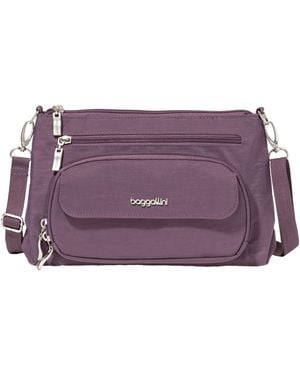 Baggallini Original Rfid Everyday Crossbody Bag - Purple