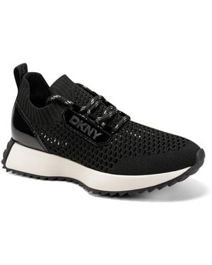 DKNY Nantes Lace-up Sneakers - Black