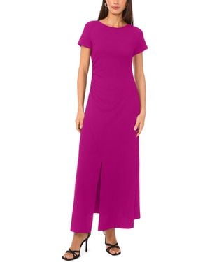 Vince Camuto Crewneck Short-sleeve Dress - Purple