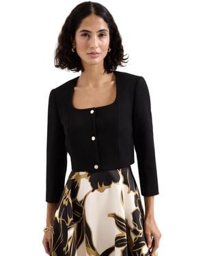 Phase Eight Miranda 3/4 Sleeve Jacket - Black