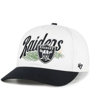 '47 Las Vegas Raiders Five-panel Adjustable Enfield Hitch Hat - White
