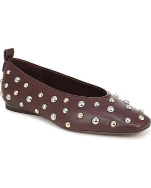 27 EDIT Naturalizer Naturalizer Carla-stud Ballet Flats - Brown