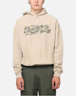carre Camo Script Hoodie - Natural