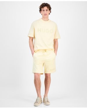 BOSS Hugo By Dinkoe Cotton Shorts - Yellow