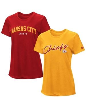 Starter 2-piece Red/gold Kansas City Chiefs T-shirt - Orange
